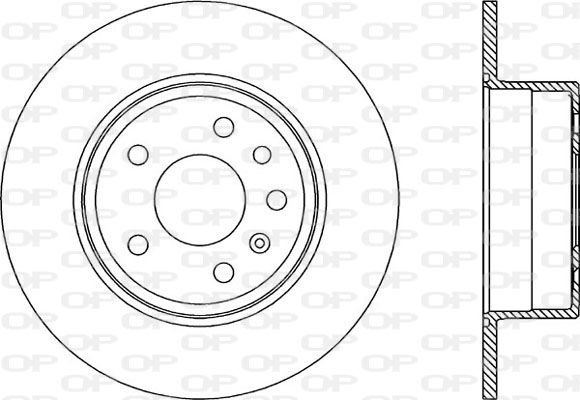 OPEN PARTS Jarrulevy BDA1805.10